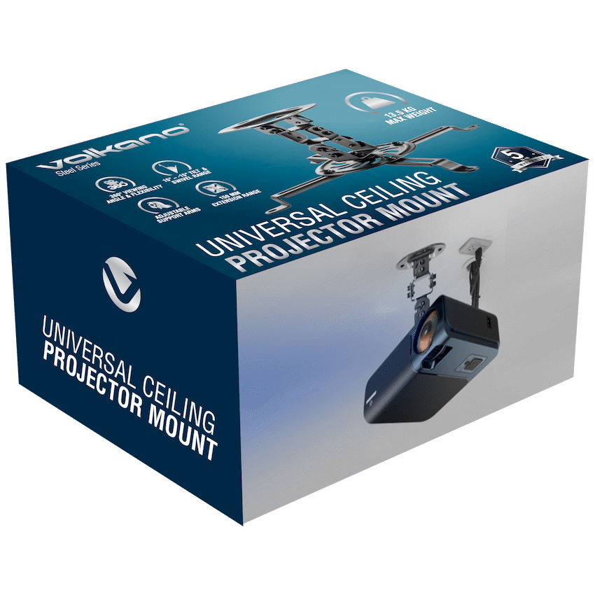 Volkano Steel Series Projector Ceiling Mount