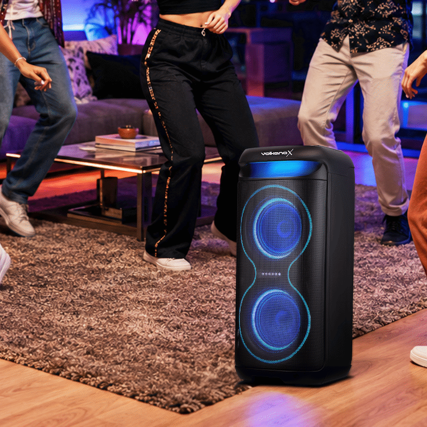 VolkanoX VXP200 Dual 6.5" Party Speaker  - Black