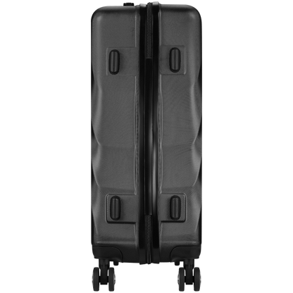 Travelwize Terra ABS 55cm 4-Wheel Spinner Luggage - Black