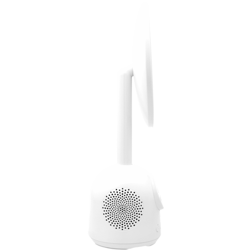 ZEN Unify Series Wireless Phone Charger with Bluetooth Speaker and Mirror - White