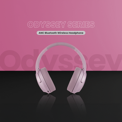 Volkano Odyssey ANC Bluetooth Wireless Headphone - Rose Gold