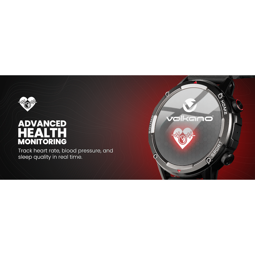 Volkano Power Series Smart Watch - Black
