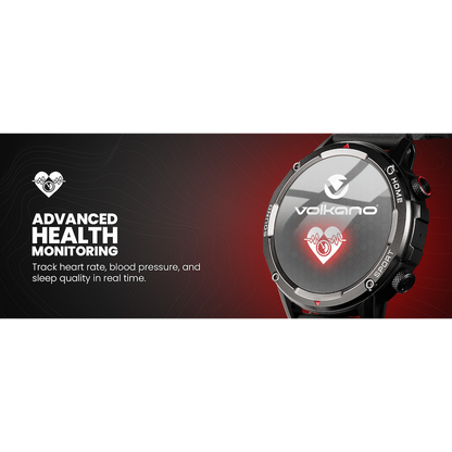 Volkano Power Series Smart Watch - Black