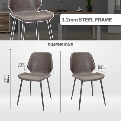 Everfurn Helix Dining Chair - Single