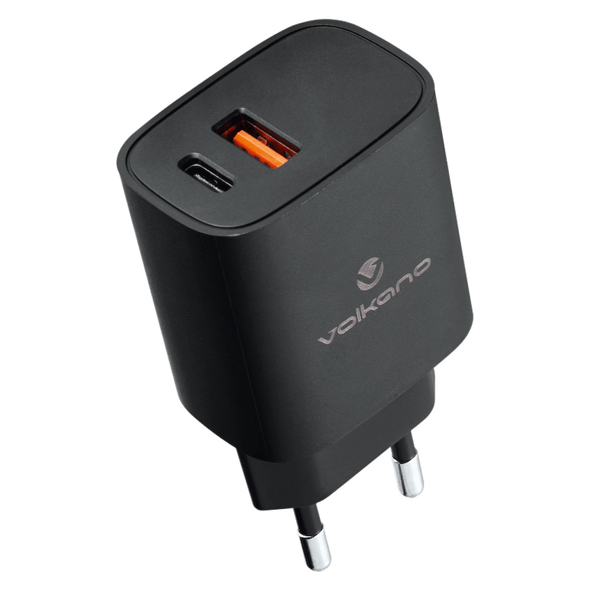 Volkano Express Series QC3.0 + PD Wall Charger - 20w with Cable