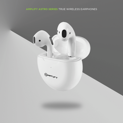 Amplify Astro Series True Wireless Earphones - White