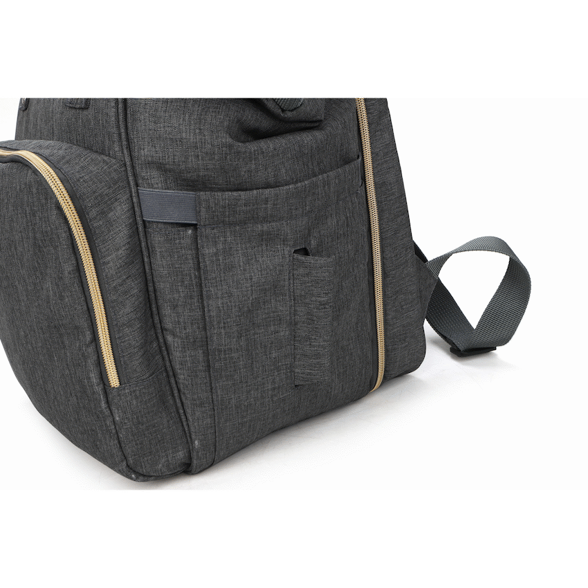Totes Babe Alma Convertible Diaper Backpack - Dark Grey