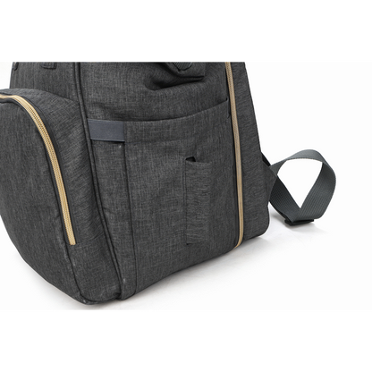 Totes Babe Alma Convertible Diaper Backpack - Dark Grey