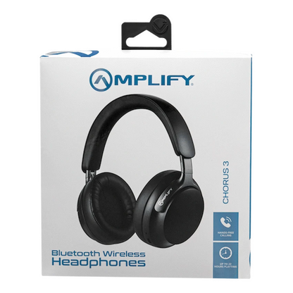 Amplify Chorus 3 Bluetooth Wireless Headphones - Black