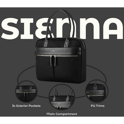 SupaNova Sienna  14.1' Ladies Laptop Bag - Black