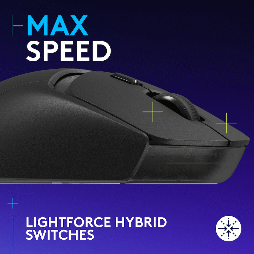 Logitech(R) G309 Lightspeed Wireless Mouse - Black