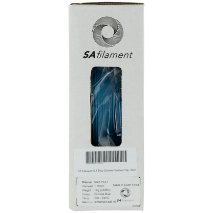 SA Filament Silk PLA Plus Chrome Filament 1kg - Blue