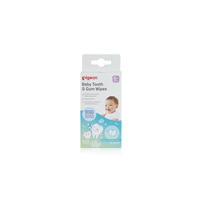 Pigeon Baby Tooth & Gum Wipes - Natural (20 Pcs)