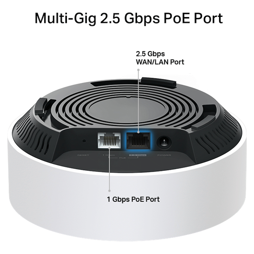 TP-Link Deco X50-POE (1-Pack) AX3000 Whole Home Mesh Wi-Fi 6 System with PoE