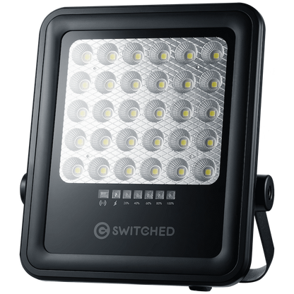 Switched Urban PRO Series - 100w Solar Floodlight with Remote