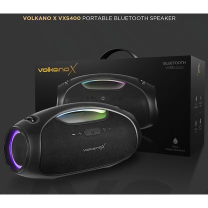 VolkanoX VXS400 Portable Bluetooth Speaker - Black