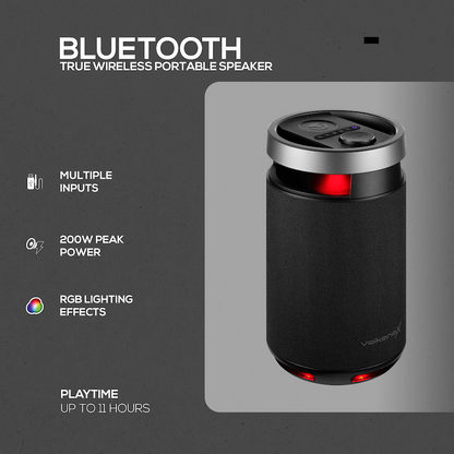 VolkanoX S800 Portable Bluetooth Party Speaker
