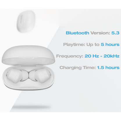 Amplify Soundflow Series TWS Earphones - White
