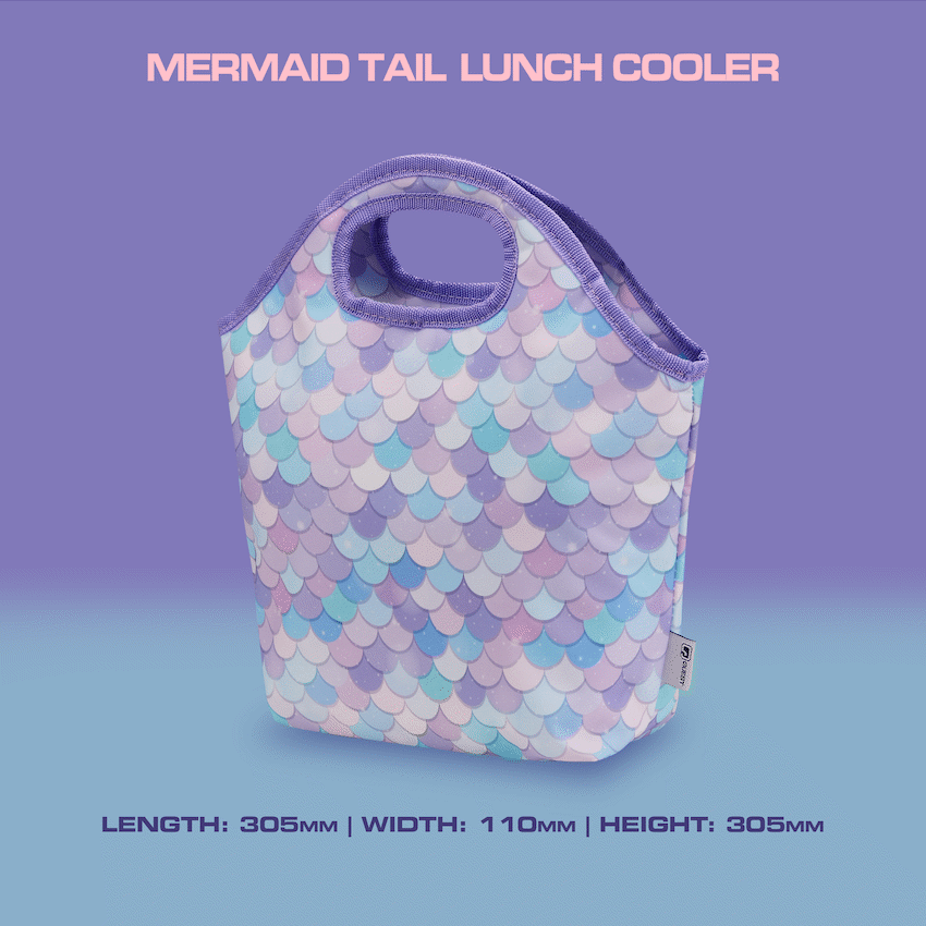 Quest Mermaid Tail Lunch Bag Lilac