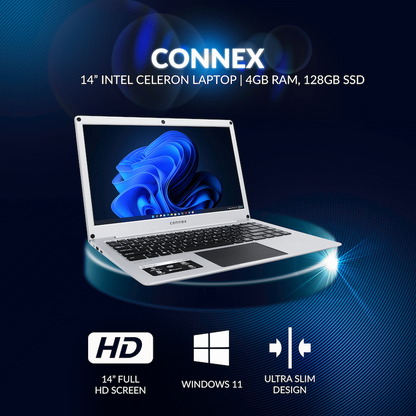 Connex 14 Celeron 4gb/128gb SSD Executive Bundle