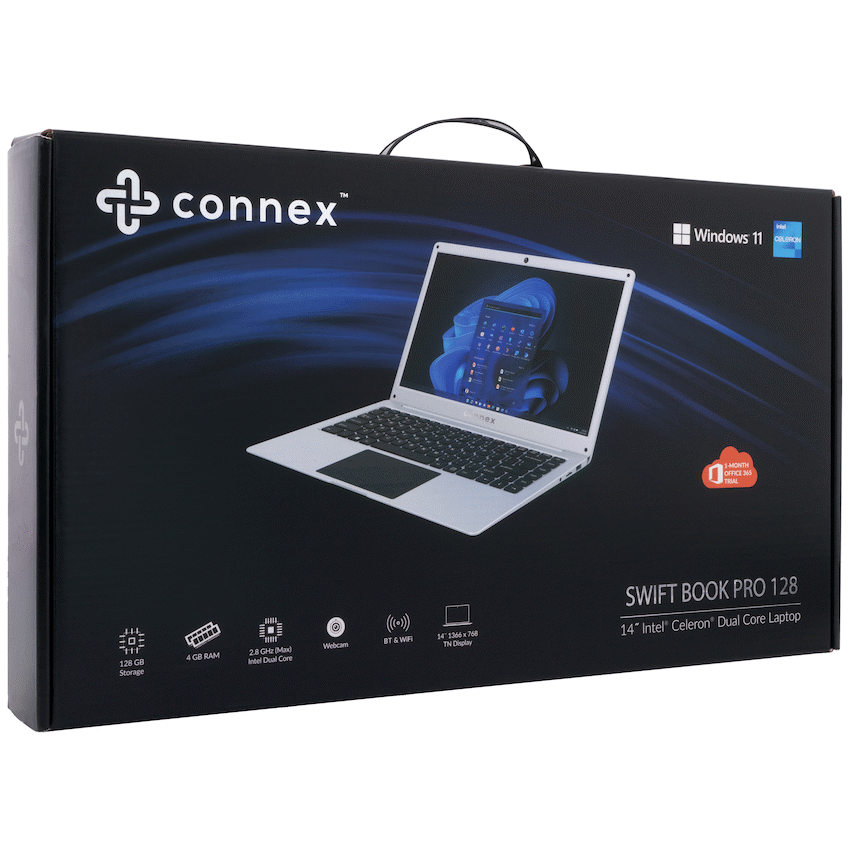 Connex Laptop SwiftBook PRO X - 14" Celeron N4020 8GB/256SSD W11HOME