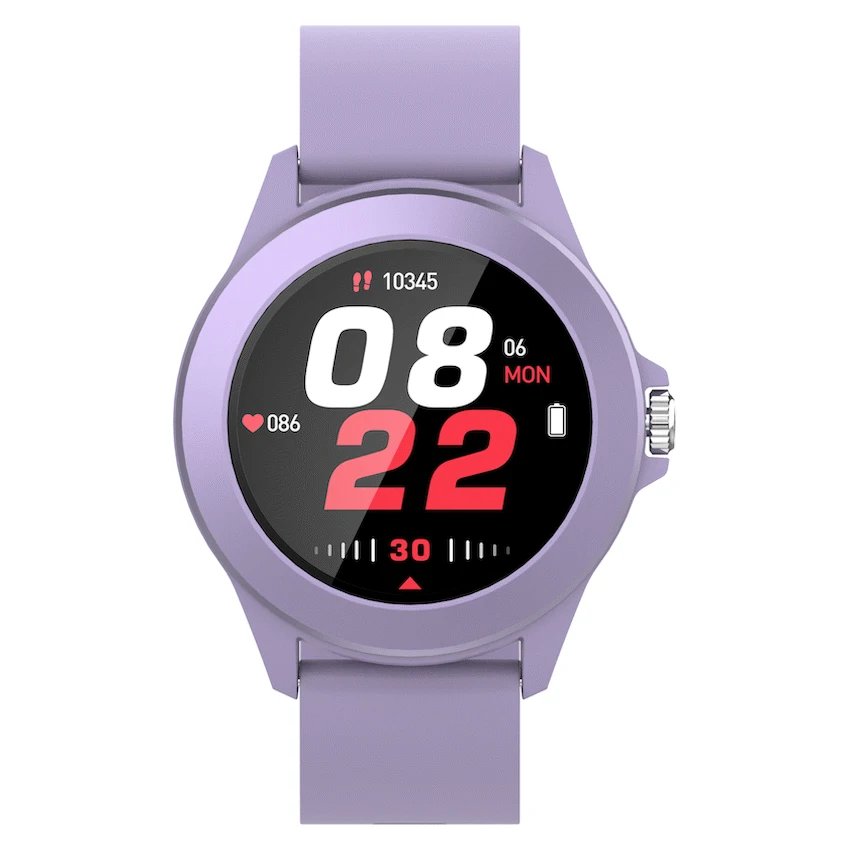 Volkano Splash Series Round Smartwatch - Purple