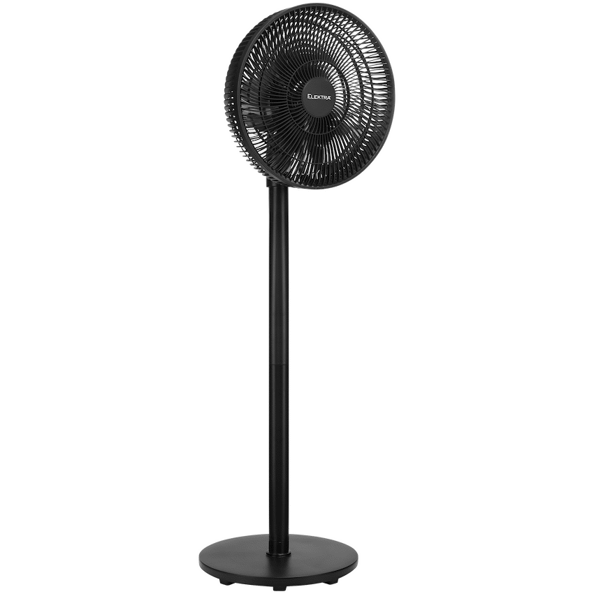 Elektra 30cm Stand Fan - Black
