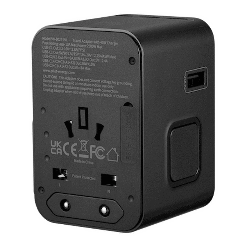 Volkano Jetsetter series 45W PD Travel Adaptor