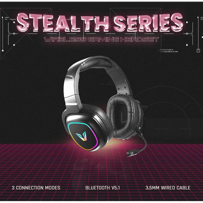 VX Gaming Stealth Series Wireless Gaming Headset - RGB