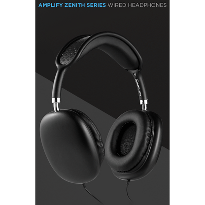 Amplify Zenith Series Aux Headphones - Black