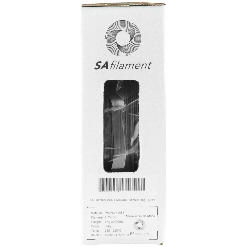 SA Filament ABS Premium Filament 1kg - Grey
