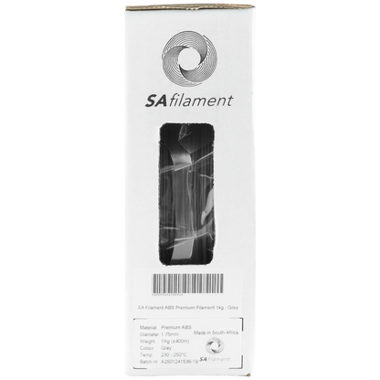 SA Filament ABS Premium Filament 1kg - Grey