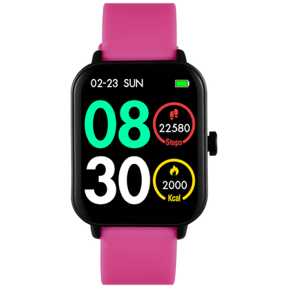 Volkano Chroma Series Smartwatch with Pink Strap