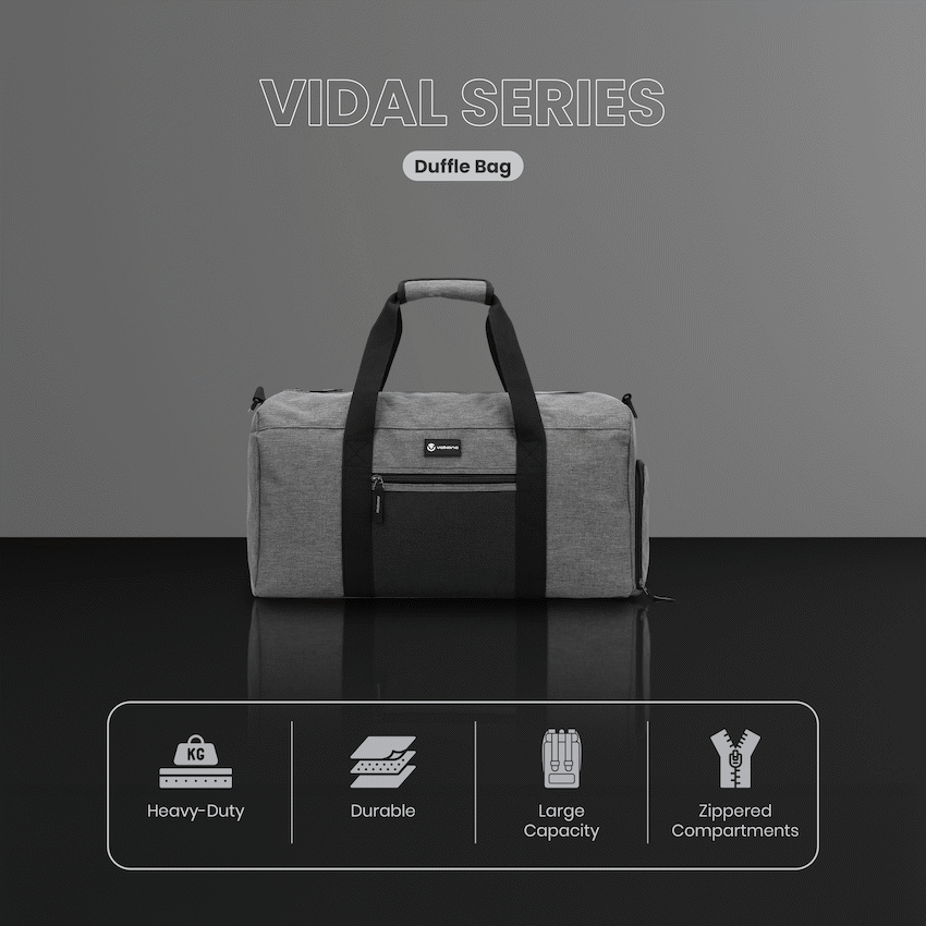 Volkano Vidal 35l Duffle - Grey