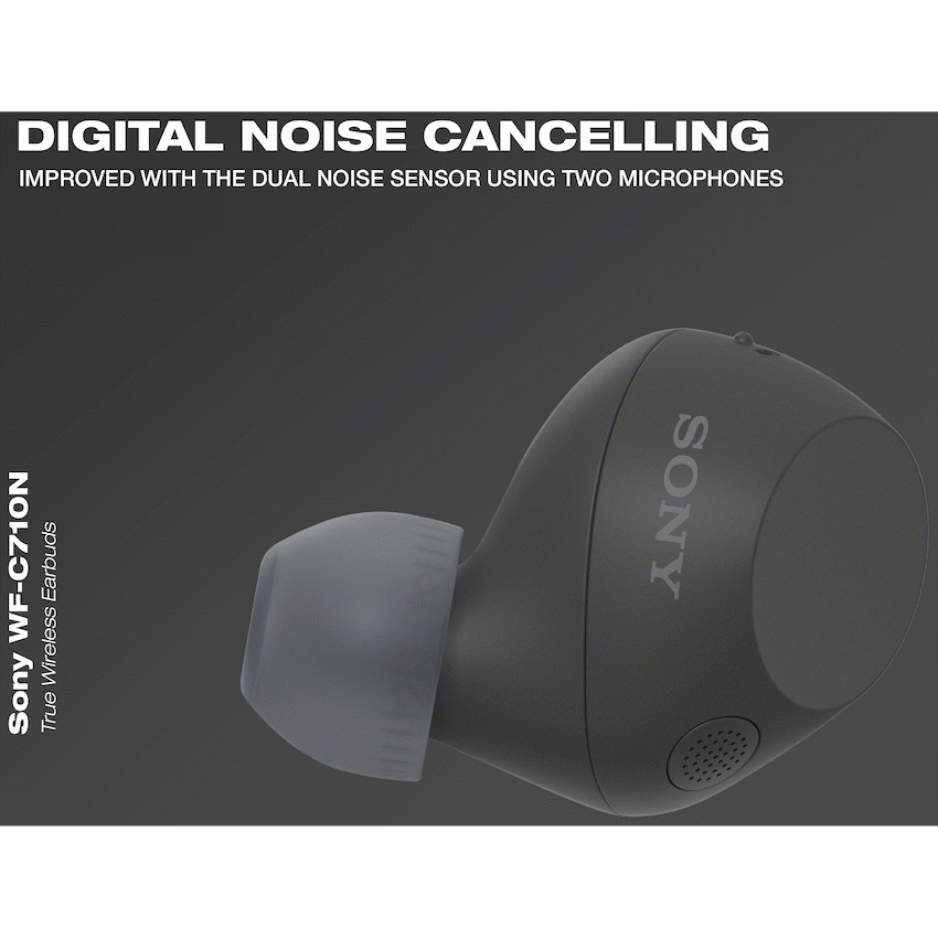 Sony WF-C710N True Wireless Earbuds (Black)