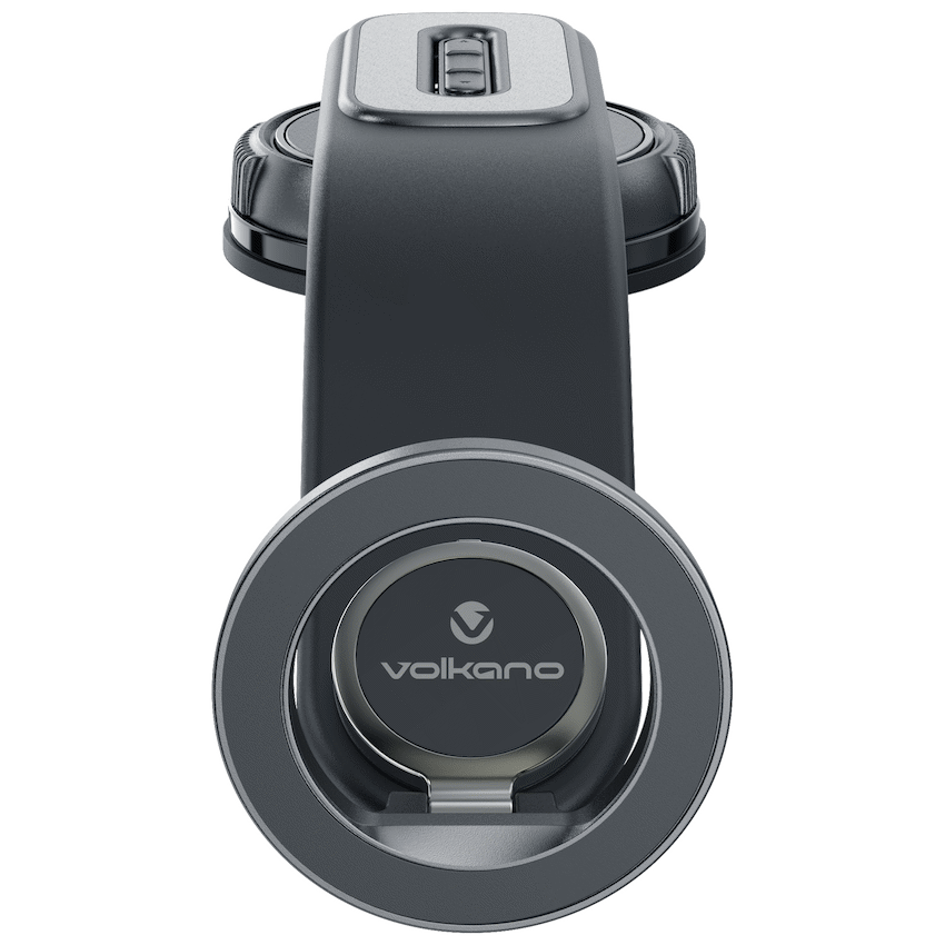 Volkano Arcmount Bendable Dash Mount Magnetic Phone Holder - Black