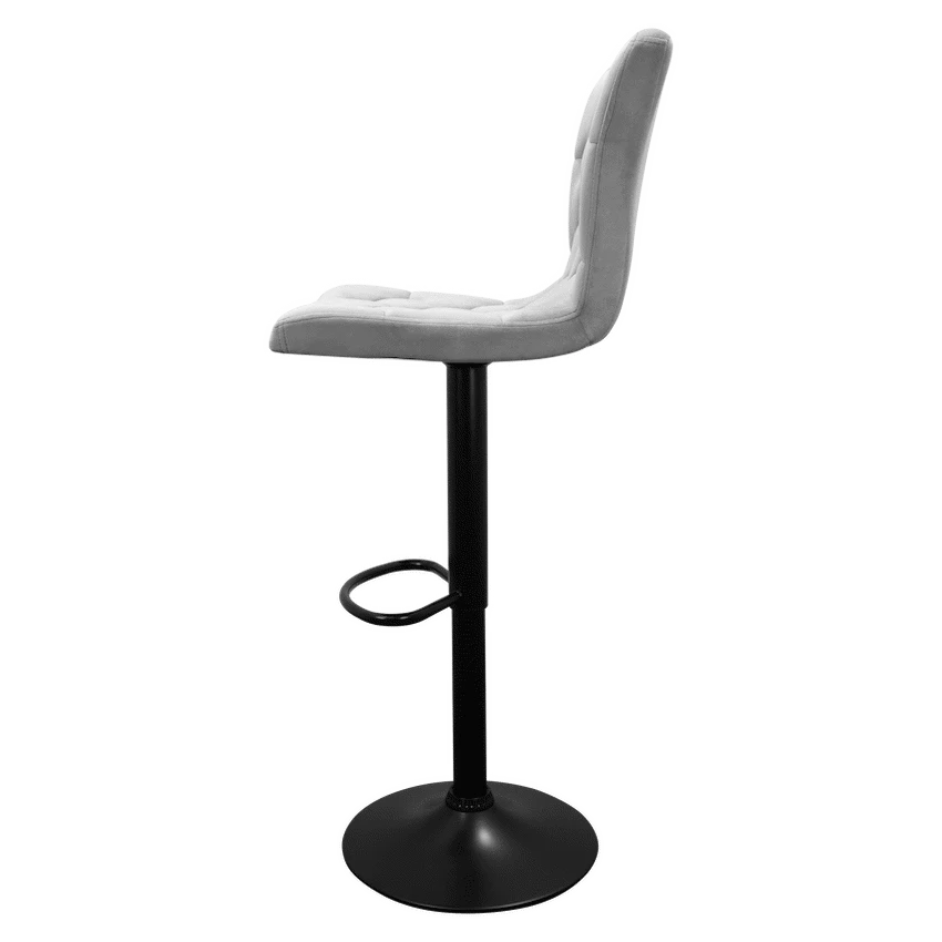 Bayer Large Barstool Grey with black base - Single