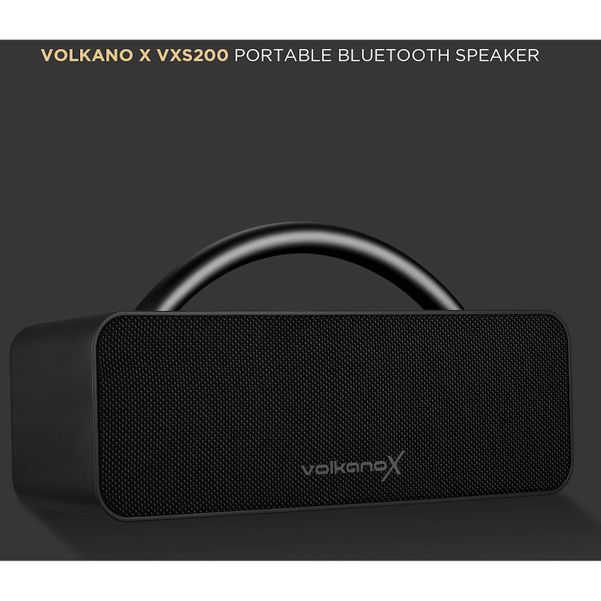 VolkanoX VXS200 Portable Bluetooth Speaker - Black