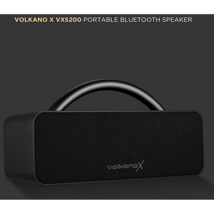 VolkanoX VXS200 Portable Bluetooth Speaker - Black