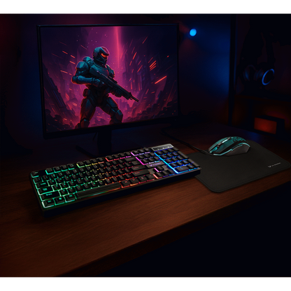 VX Gaming Artemis series 3-in-1 Combo KB, Mouse, Mousepad
