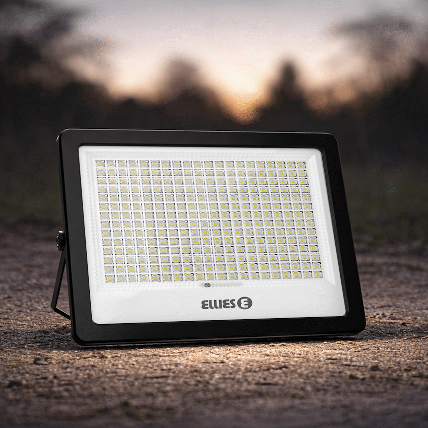 Ellies Nebula Series 300W Solar Flood Light  with 3CCT -BK