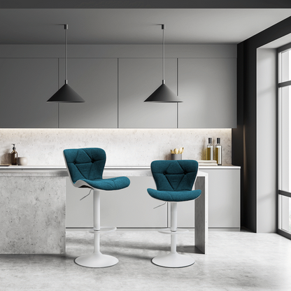 Everfurn Halter Bar Stool - Blue (2 Pack)