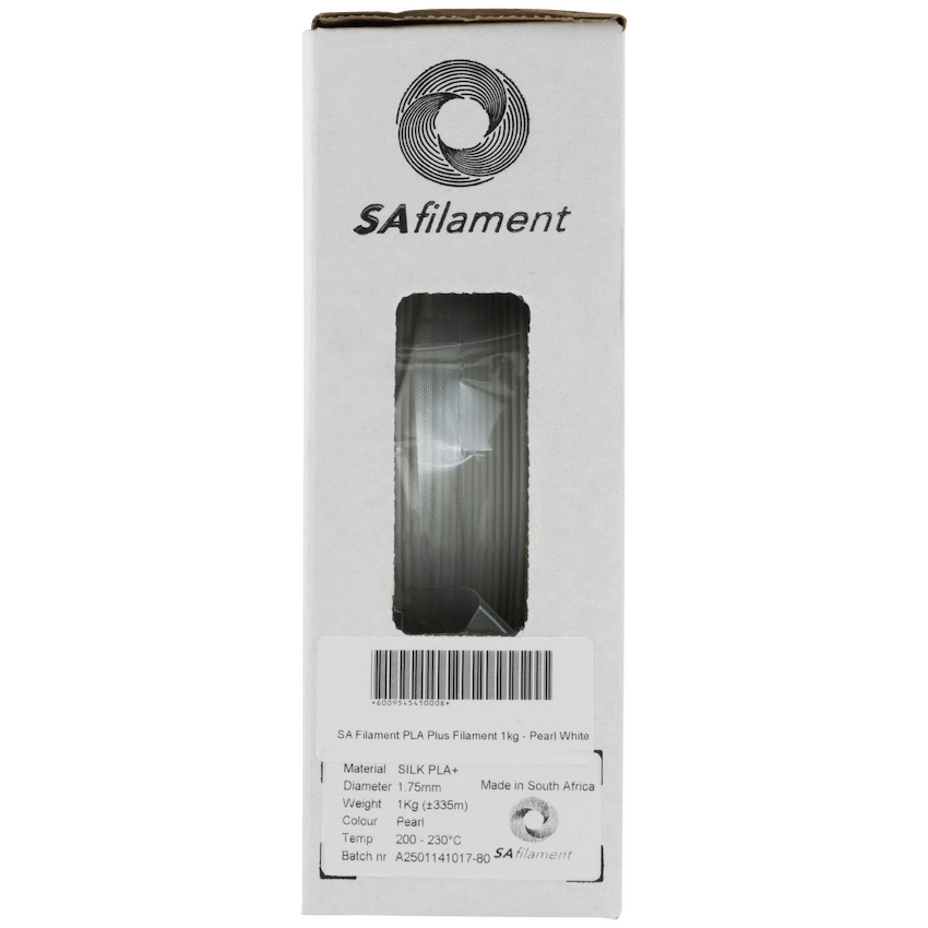 SA Filament Silk PLA Plus Filament 1kg - Pearl White