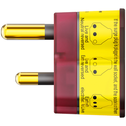 Ellies Re-wireable High Surge Plug Top - RD