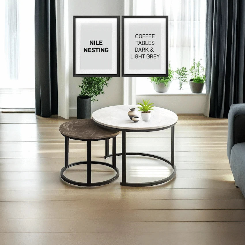 Nile Nesting Coffee Table Greyish