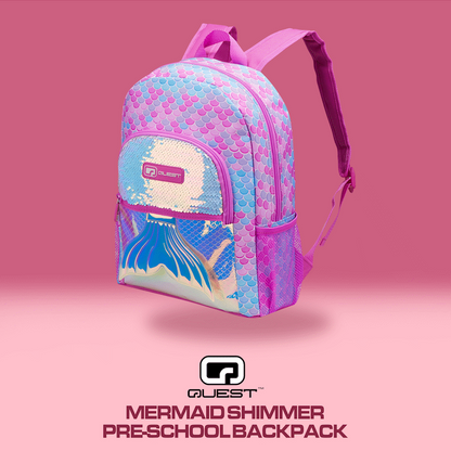 Quest Mermaid Shimmer Pre-School Backpack - Pink