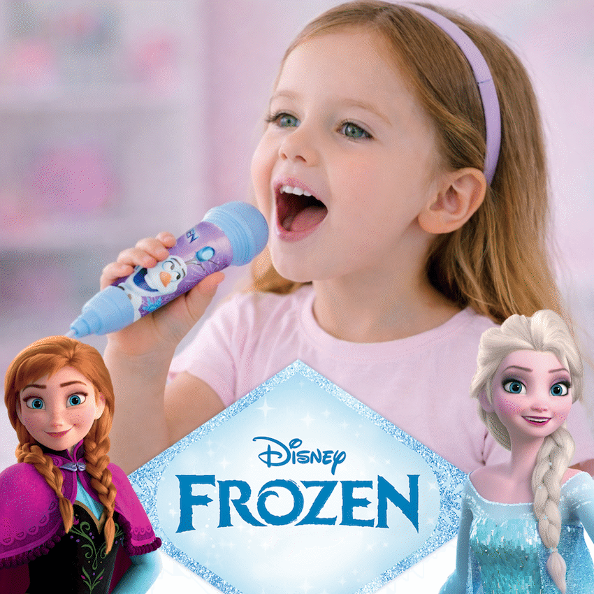 Disney Frozen Bluetooth Mini Karaoke Machine with Belt Hook