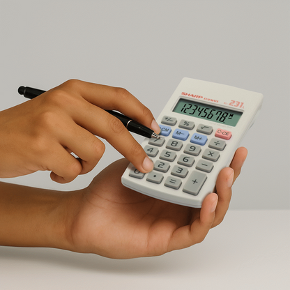 Sharp EL231 LB Pocket Calculator