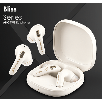 VolkanoX Bliss Series ANC TWS Earphones - Nude
