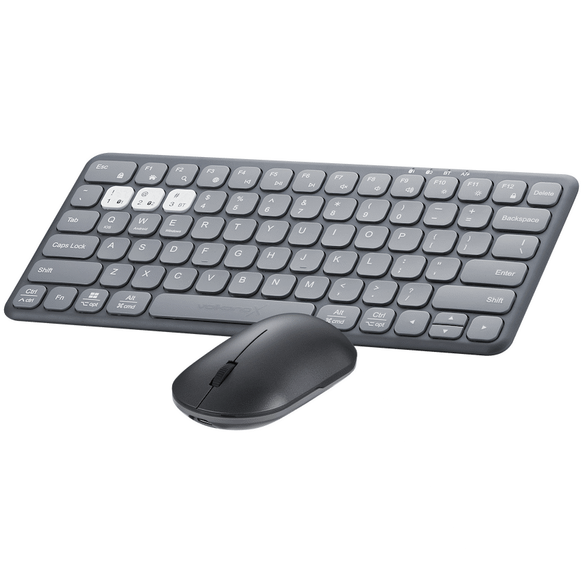 VolkanoX Blaze Bluetooth Wireless Keyboard and Mouse Combo - Graphite